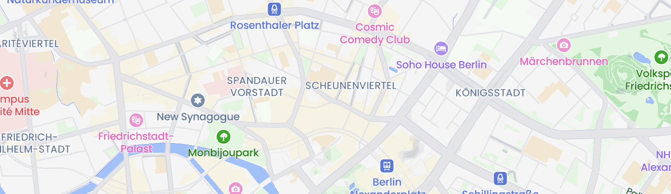 Karte mit dem ungefähren Standort
