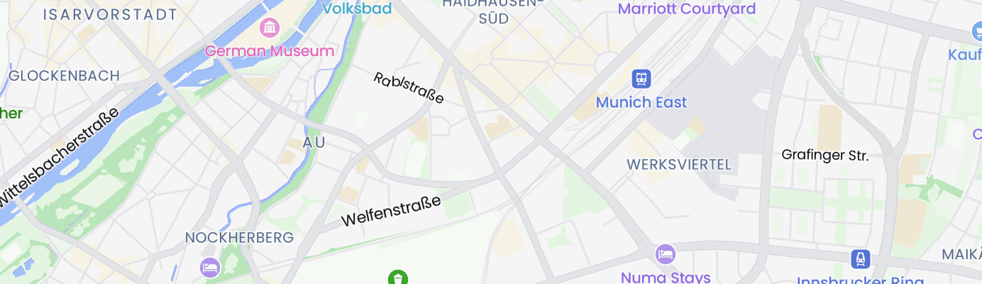 Karte mit dem ungefähren Standort