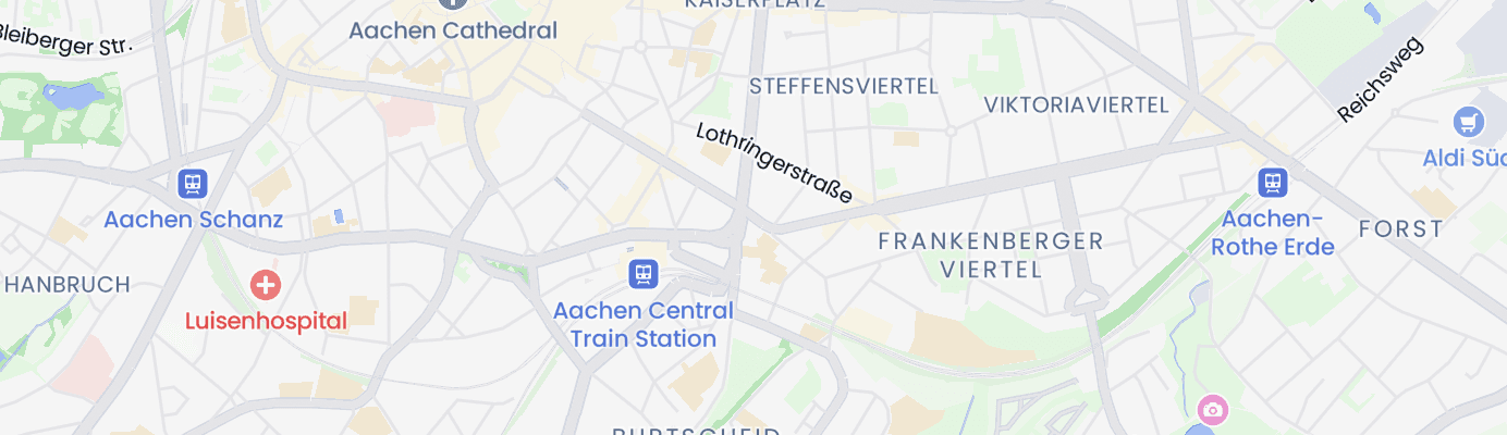 Karte mit dem ungefähren Standort