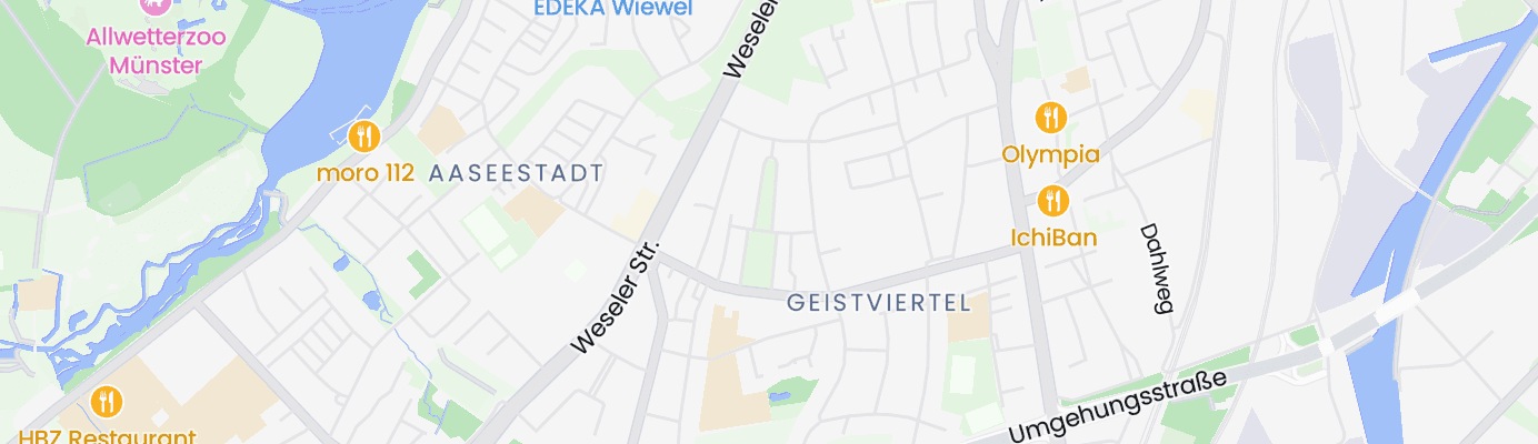 Karte mit dem ungefähren Standort