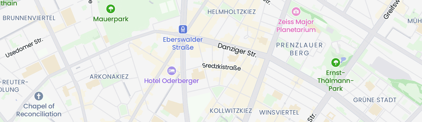 Karte mit dem ungefähren Standort