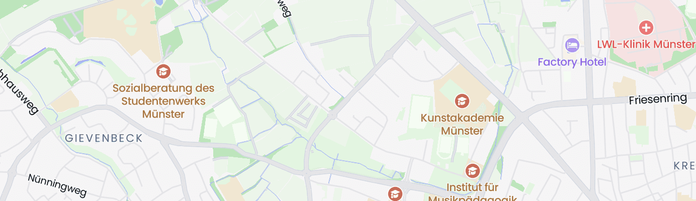 Karte mit dem ungefähren Standort