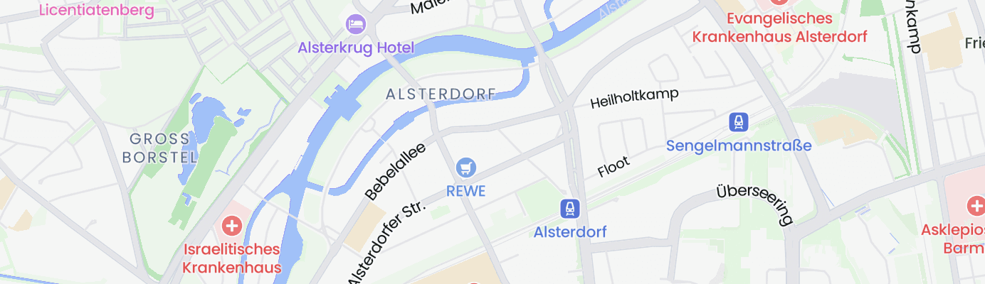 Karte mit dem ungefähren Standort