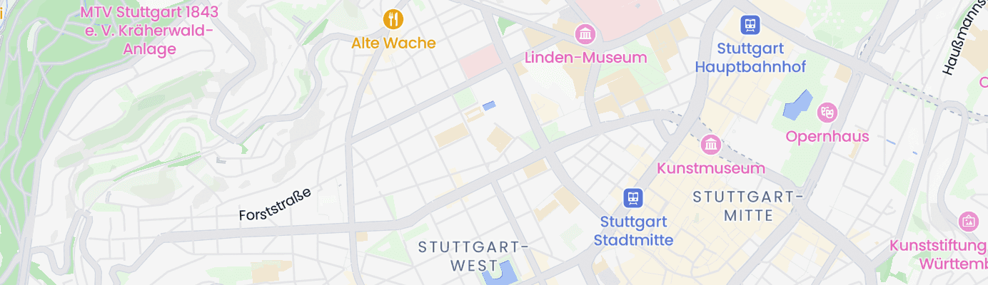 Karte mit dem ungefähren Standort