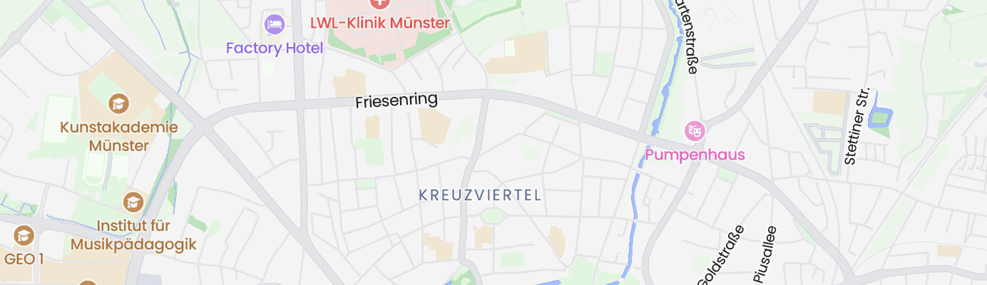 Karte mit dem ungefähren Standort