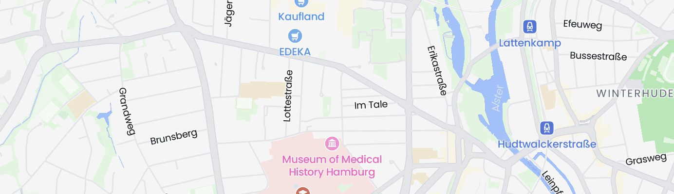 Karte mit dem ungefähren Standort