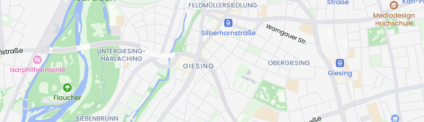 Karte mit dem ungefähren Standort