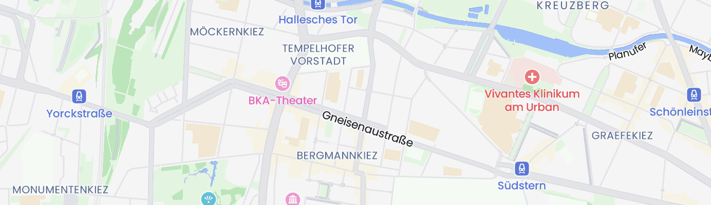 Karte mit dem ungefähren Standort