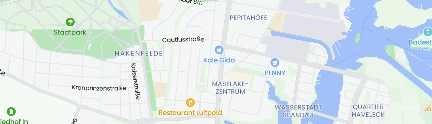 Karte mit dem ungefähren Standort