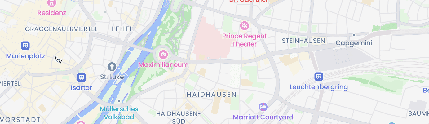 Karte mit dem ungefähren Standort