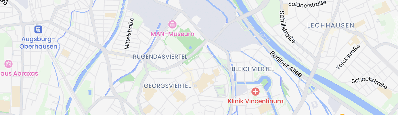 Karte mit dem ungefähren Standort
