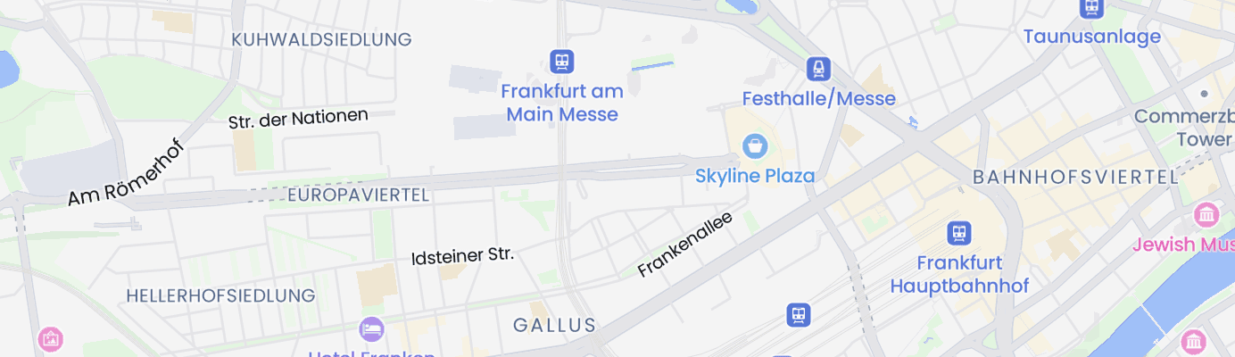 Karte mit dem ungefähren Standort