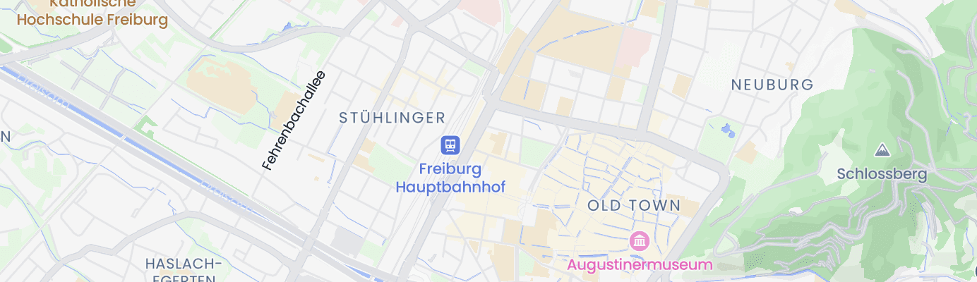 Karte mit dem ungefähren Standort