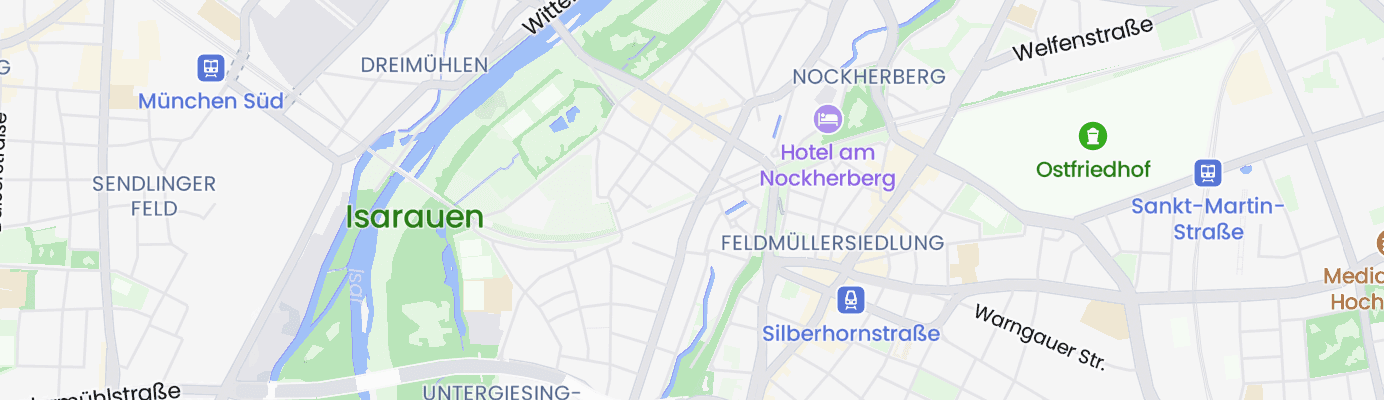Karte mit dem ungefähren Standort