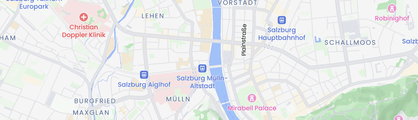 Karte mit dem ungefähren Standort