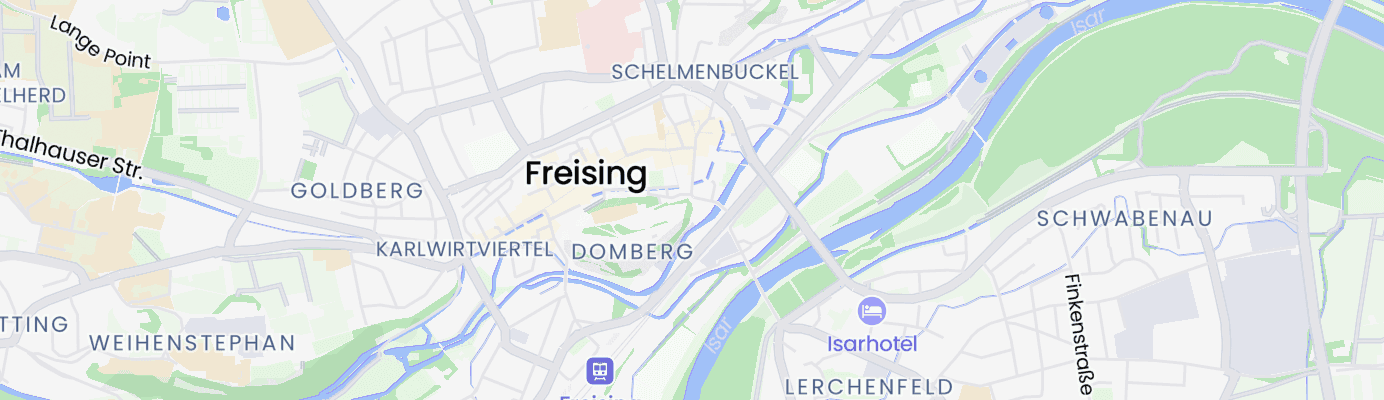 Karte mit dem ungefähren Standort