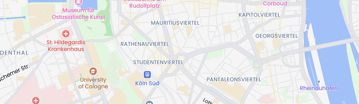 Karte mit dem ungefähren Standort