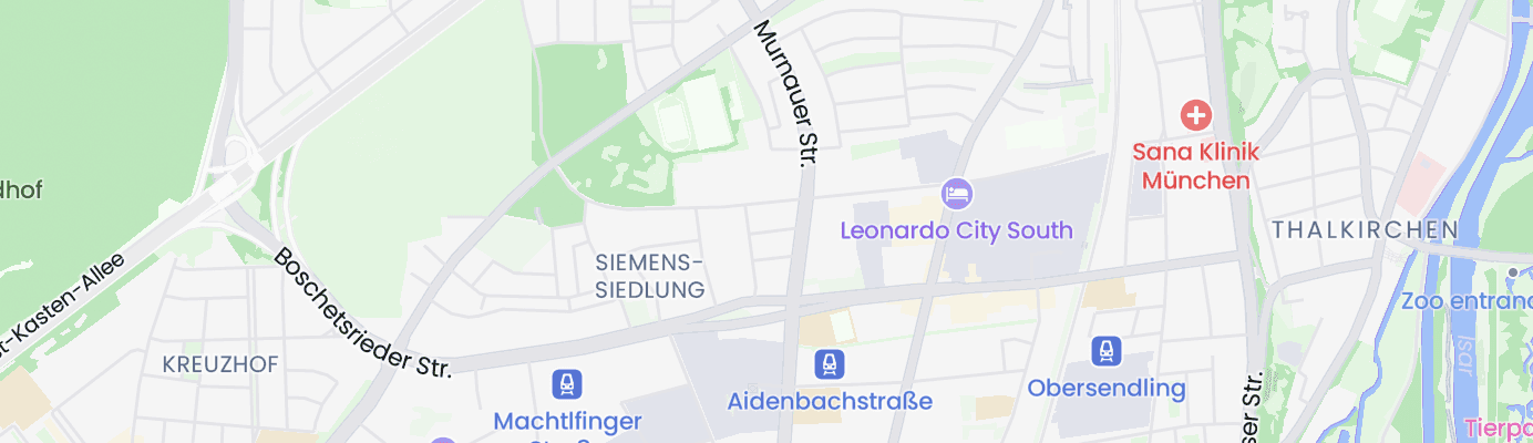 Karte mit dem ungefähren Standort