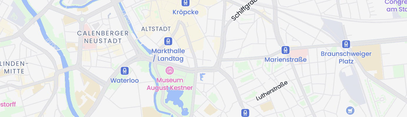 Karte mit dem ungefähren Standort