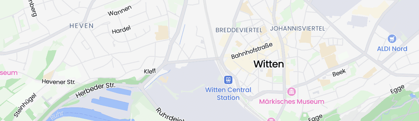Karte mit dem ungefähren Standort
