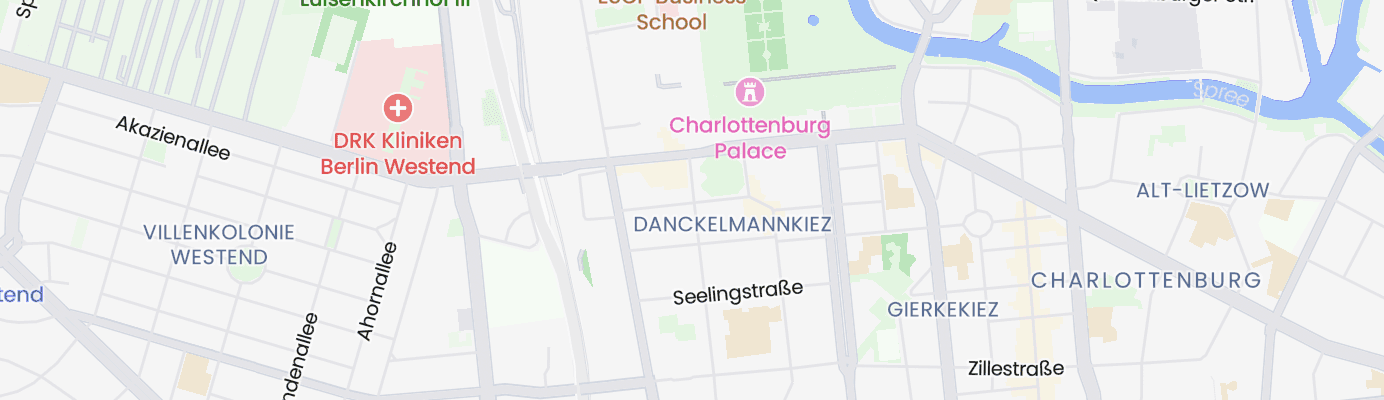 Karte mit dem ungefähren Standort