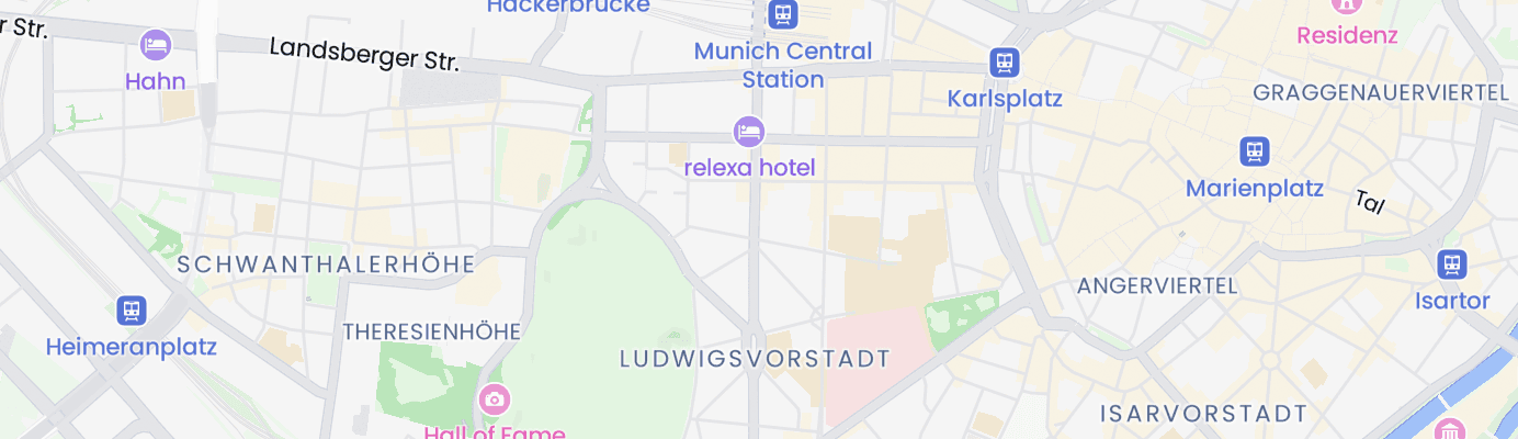 Karte mit dem ungefähren Standort