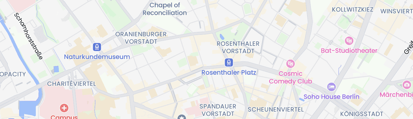Karte mit dem ungefähren Standort