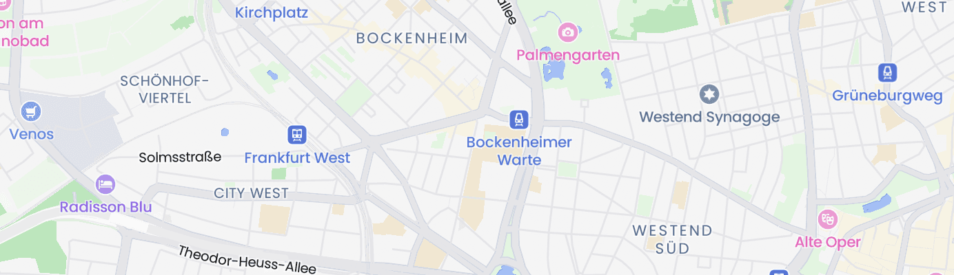 Karte mit dem ungefähren Standort