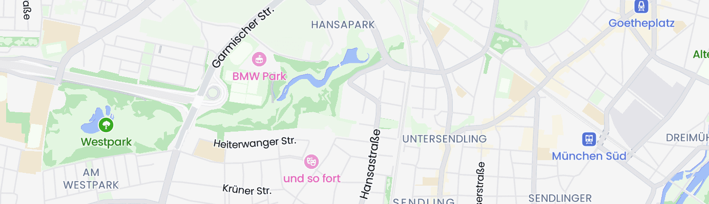 Karte mit dem ungefähren Standort