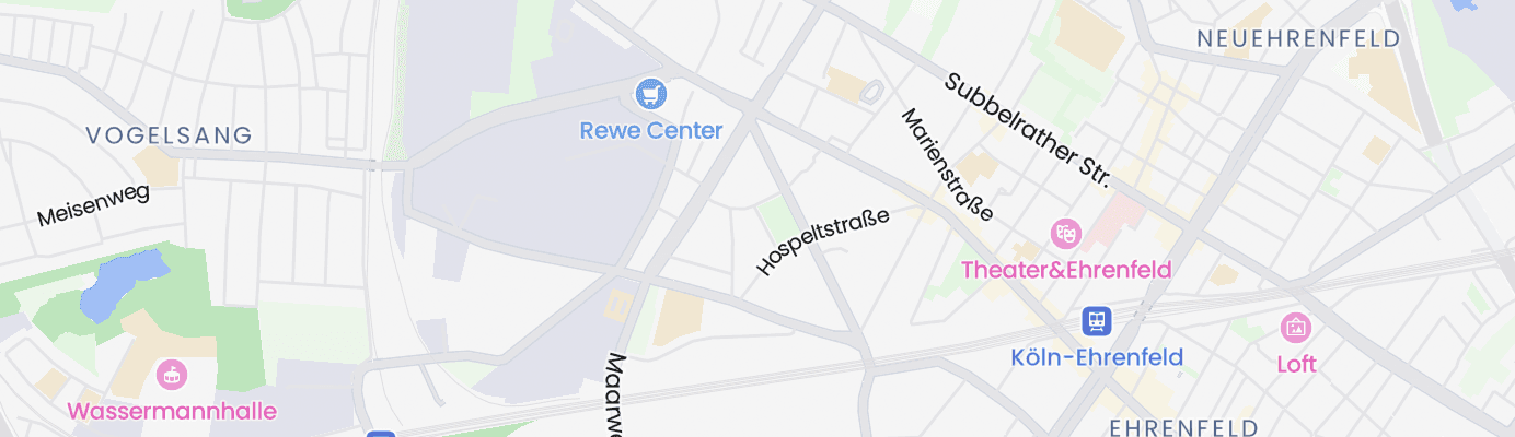 Karte mit dem ungefähren Standort