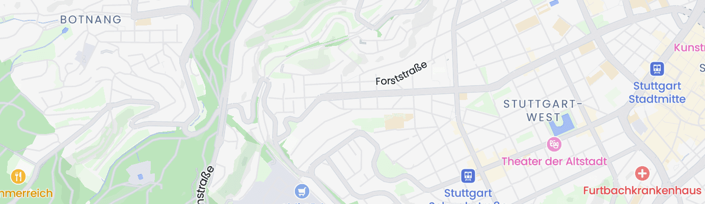 Karte mit dem ungefähren Standort
