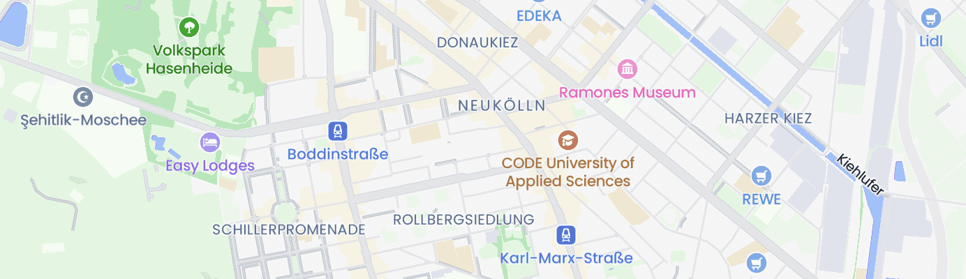 Karte mit dem ungefähren Standort