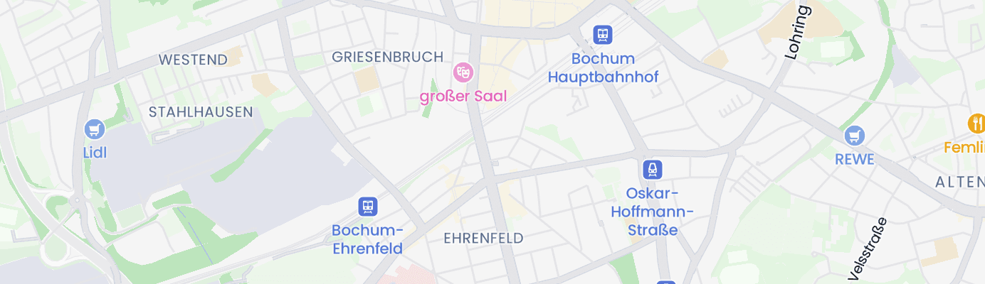 Karte mit dem ungefähren Standort