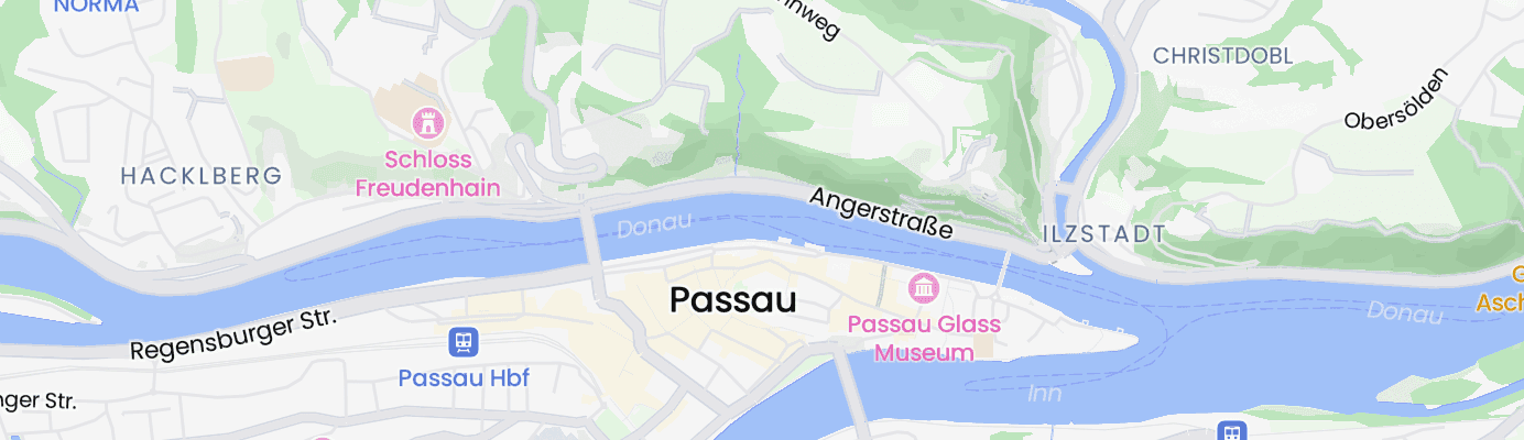 Map showing the approximate location