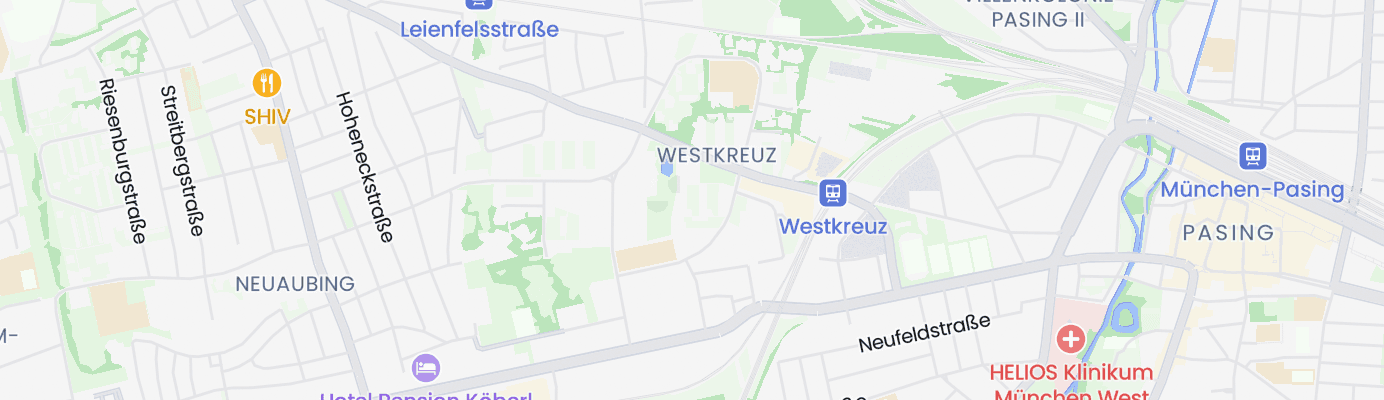 Karte mit dem ungefähren Standort