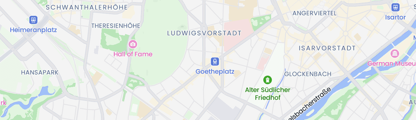 Karte mit dem ungefähren Standort