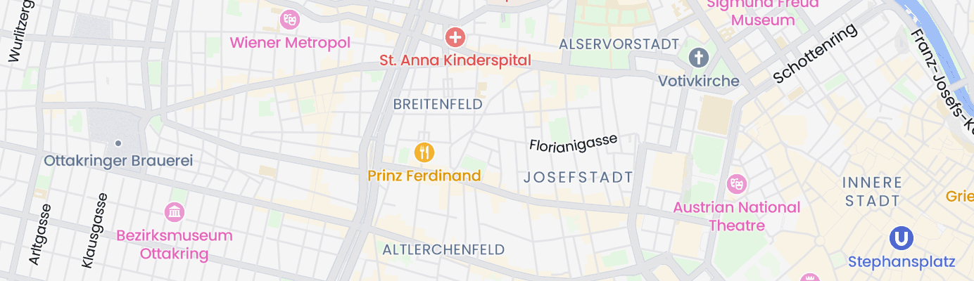 Karte mit dem ungefähren Standort