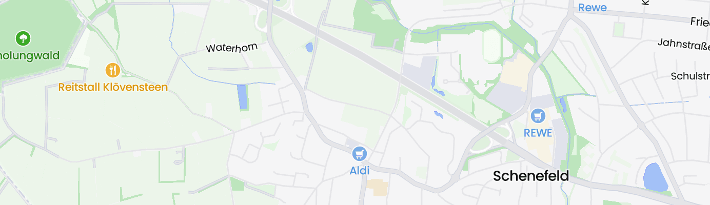Karte mit dem ungefähren Standort