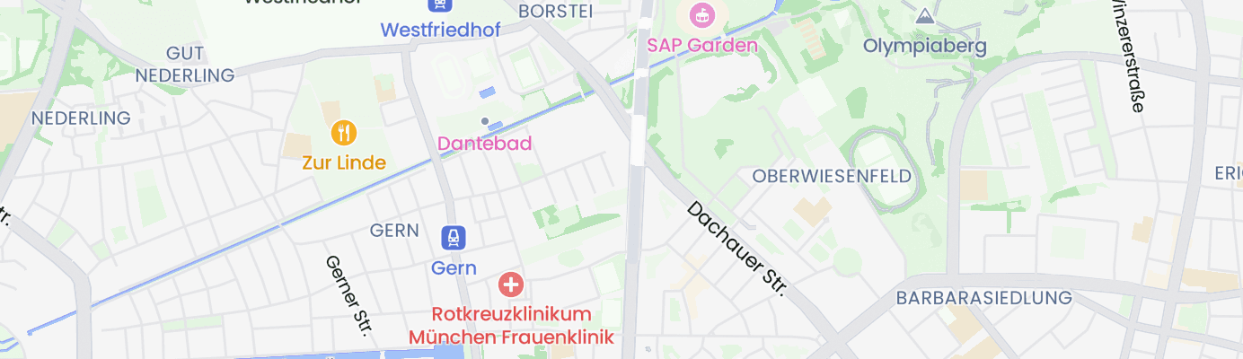 Karte mit dem ungefähren Standort