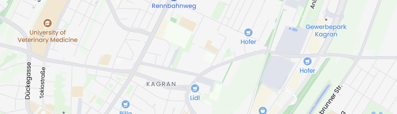 Karte mit dem ungefähren Standort