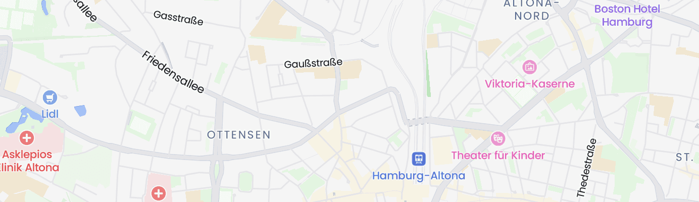 Karte mit dem ungefähren Standort