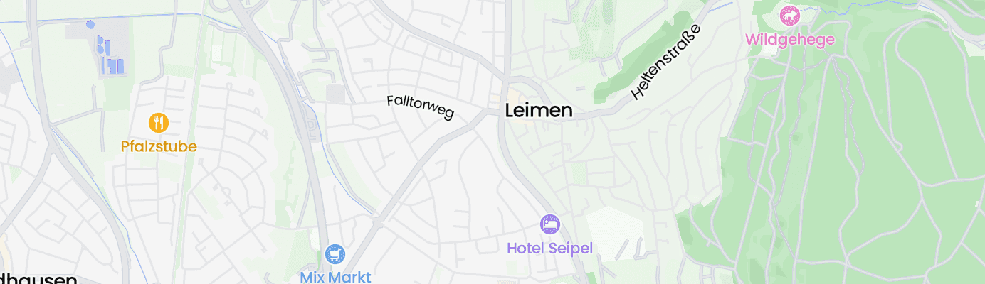 Karte mit dem ungefähren Standort