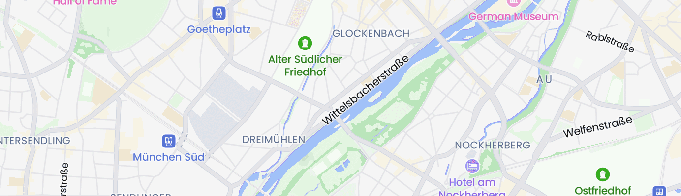 Karte mit dem ungefähren Standort