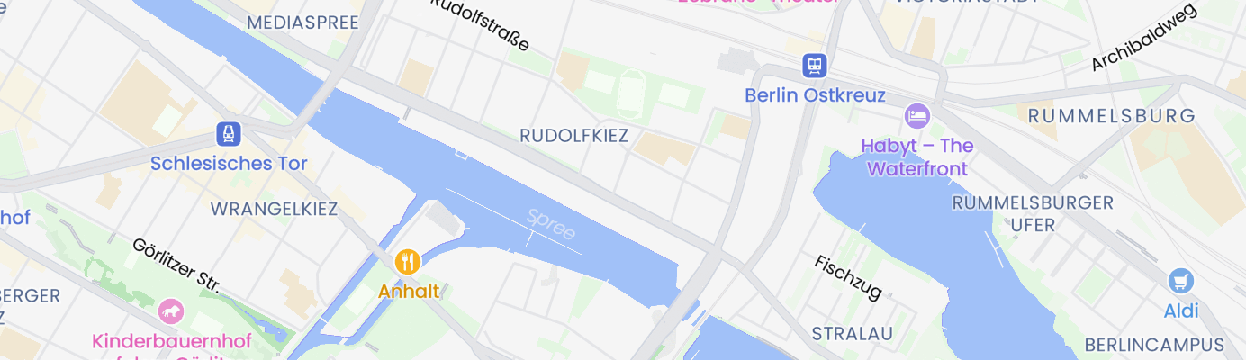 Karte mit dem ungefähren Standort