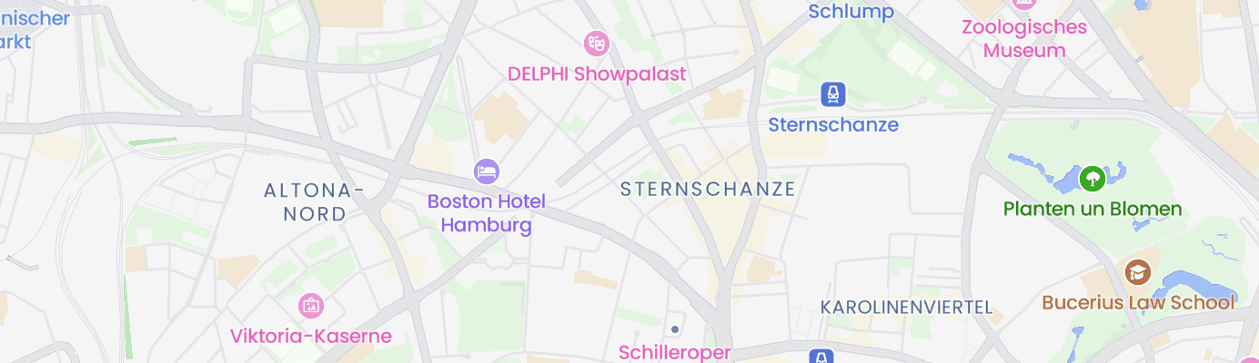 Karte mit dem ungefähren Standort