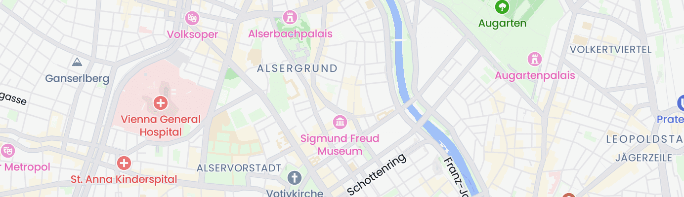 Karte mit dem ungefähren Standort