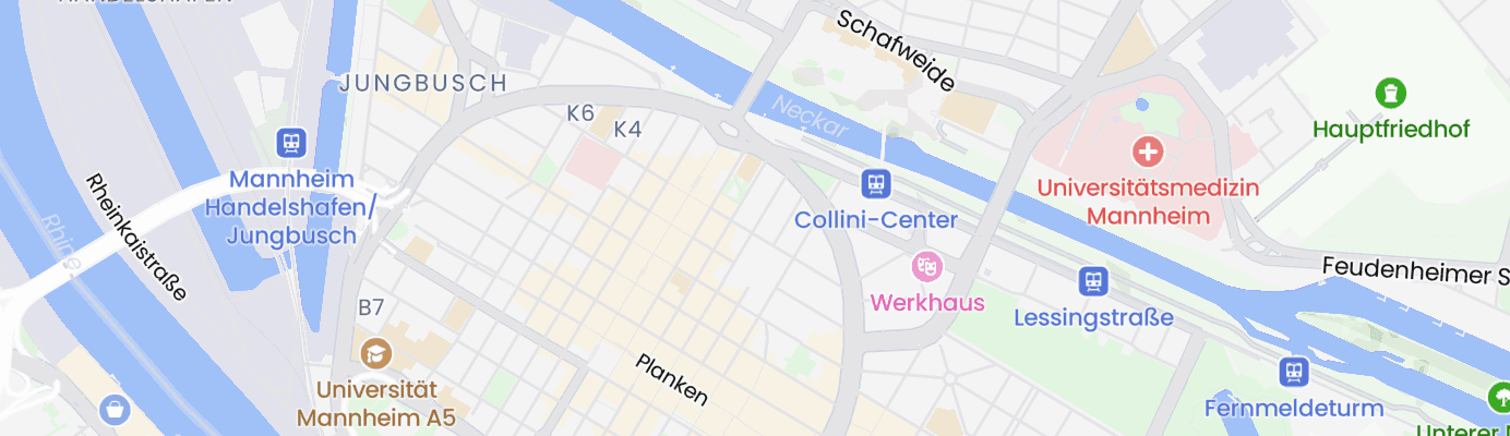 Karte mit dem ungefähren Standort