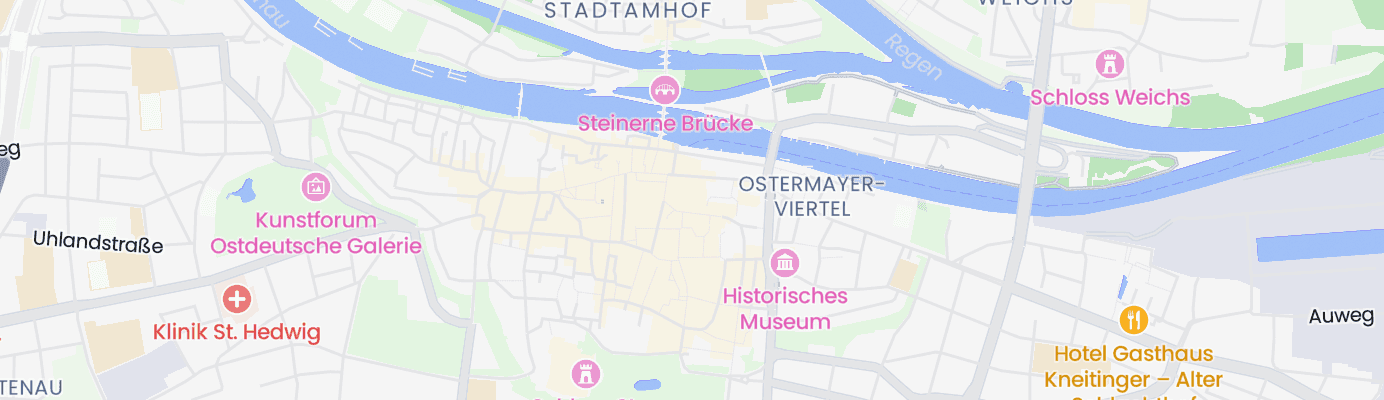 Karte mit dem ungefähren Standort