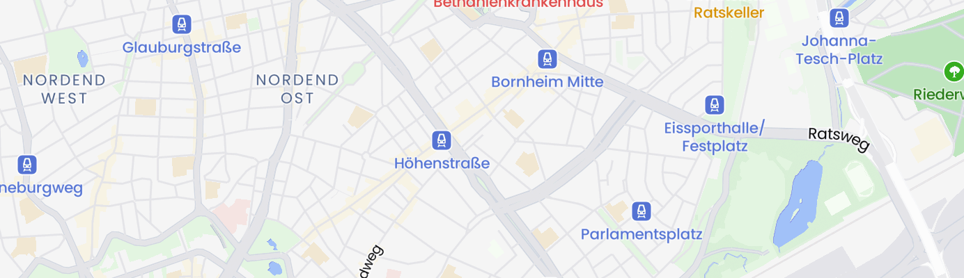Karte mit dem ungefähren Standort