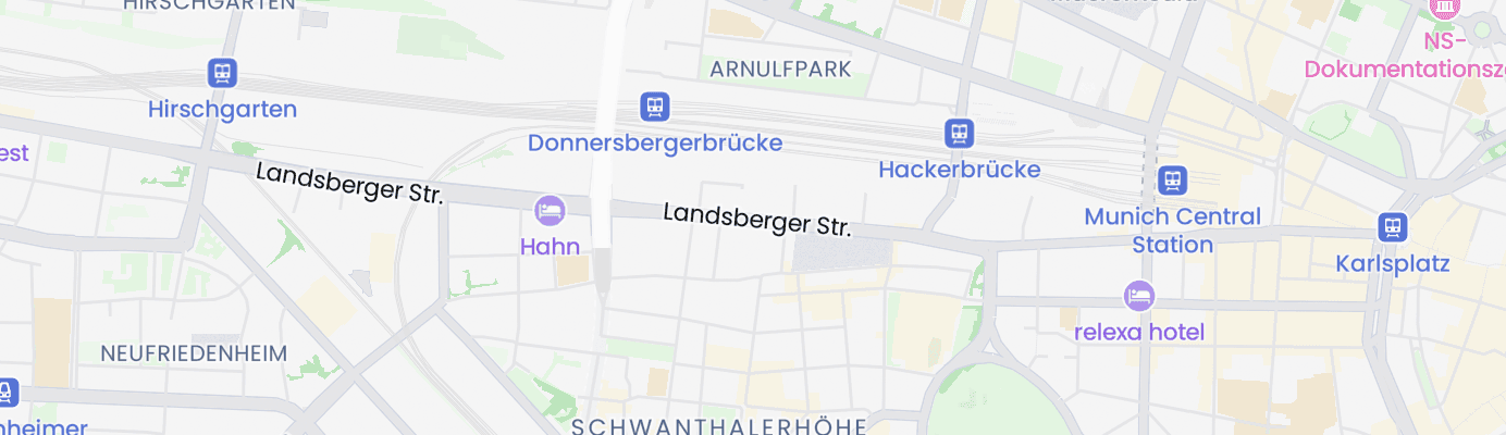 Karte mit dem ungefähren Standort